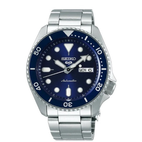 Seiko 5 Sports SRPD51K1 Auto Silver Stainless Steel Men's Watch