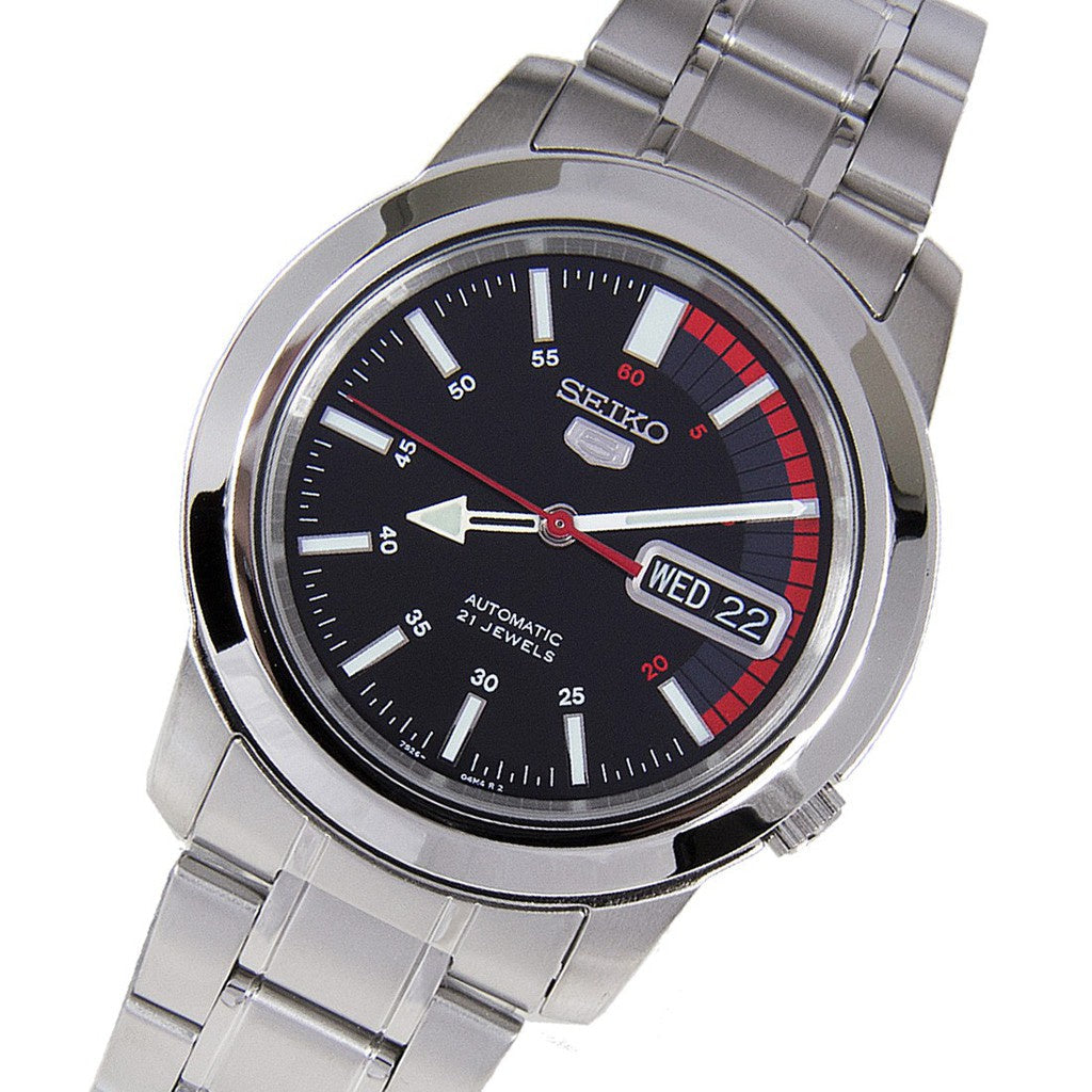 Seiko 5 Automatic 21 Jewels SNKK31K1 Men's Watch Black