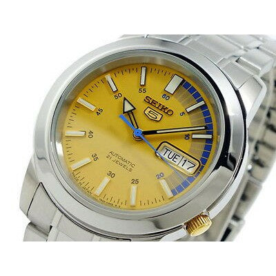 Seiko 5 Automatic 21 Jewels SNKK31K1 Men's Watch Yellow