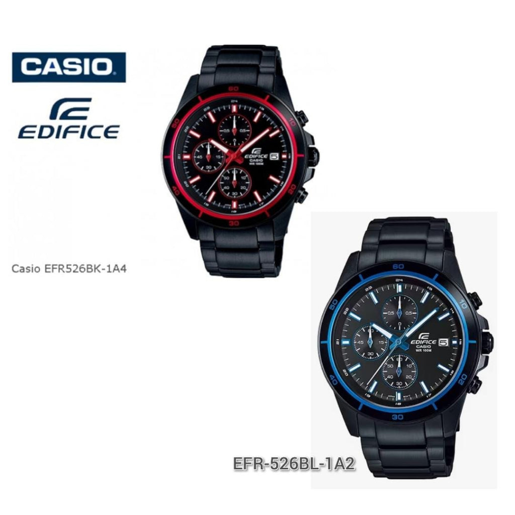 Casio Original Edifice EFR-526BK-1A4 Chronograph Men's