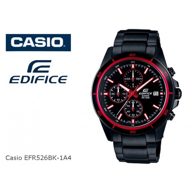 Casio Original Edifice EFR 526BK 1A4 Chronograph Men s Kemuja