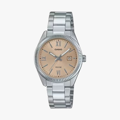 Casio Casio General LTP-1302DD Stainless Steel Band Women Watch - LTP-1302DD-4A12