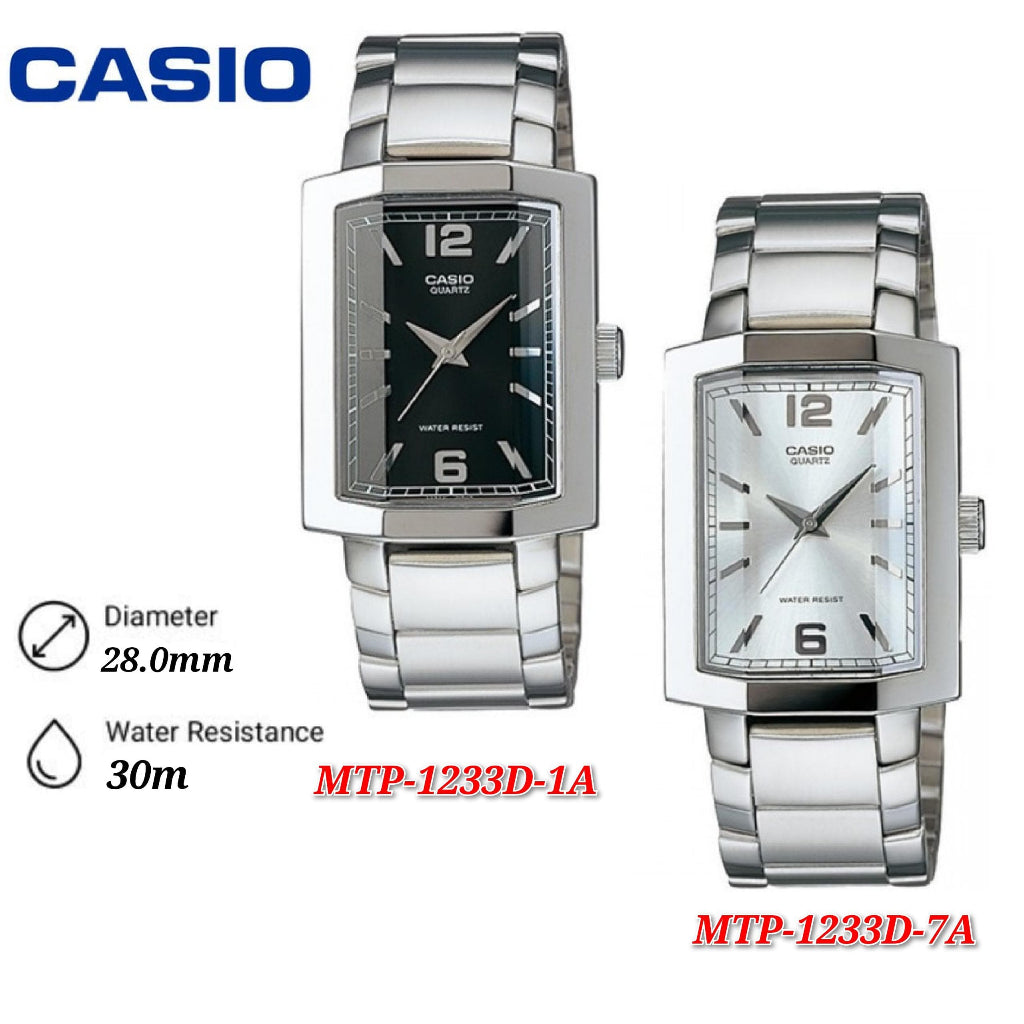 Casio MTP-1233A-7A Men Analog Quartz Fashion Classic