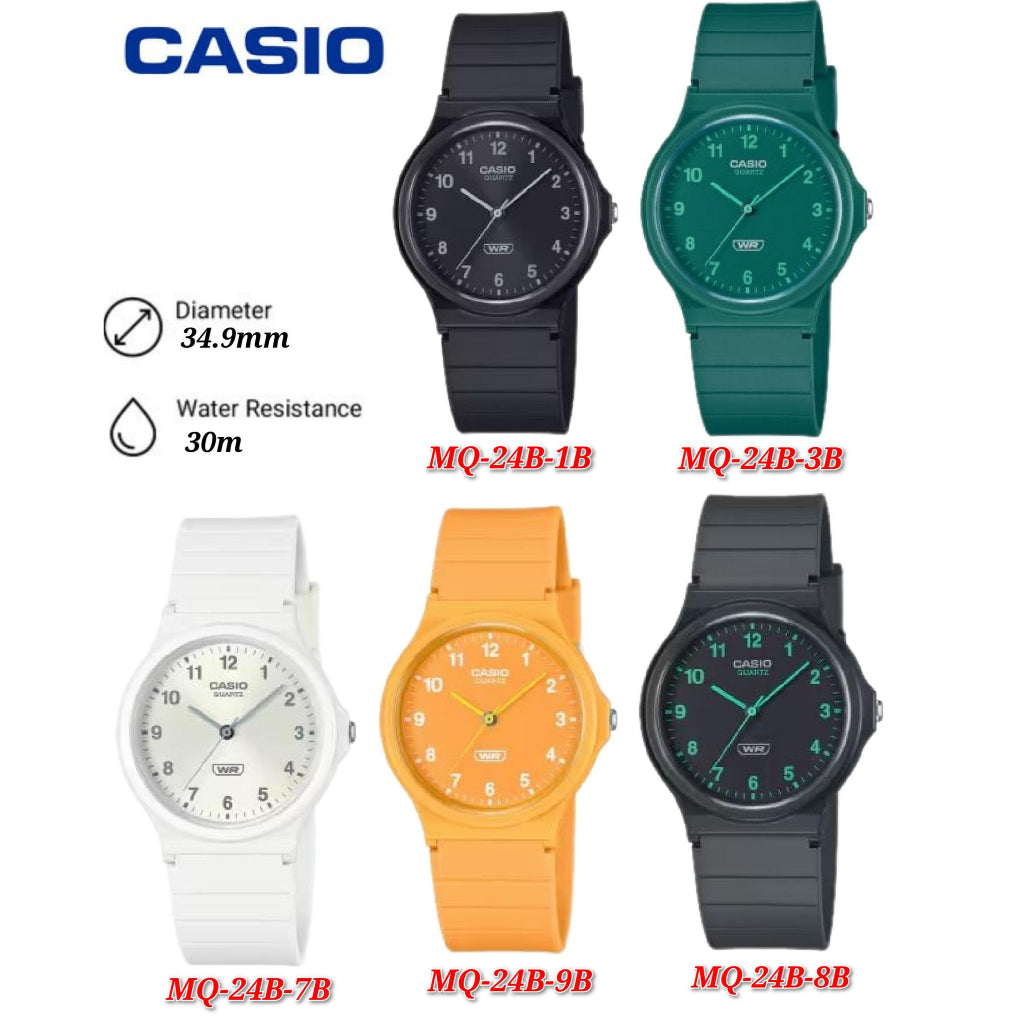 Casio Analog Women's Watch MQ-24B-1B Classic Look - MQ-24