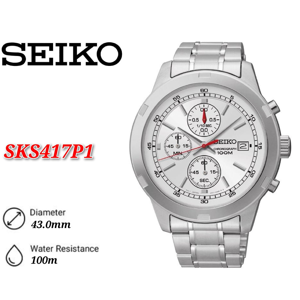 Seiko Chronograph SKS417 SKS417P1 SKS417P Men's Watch