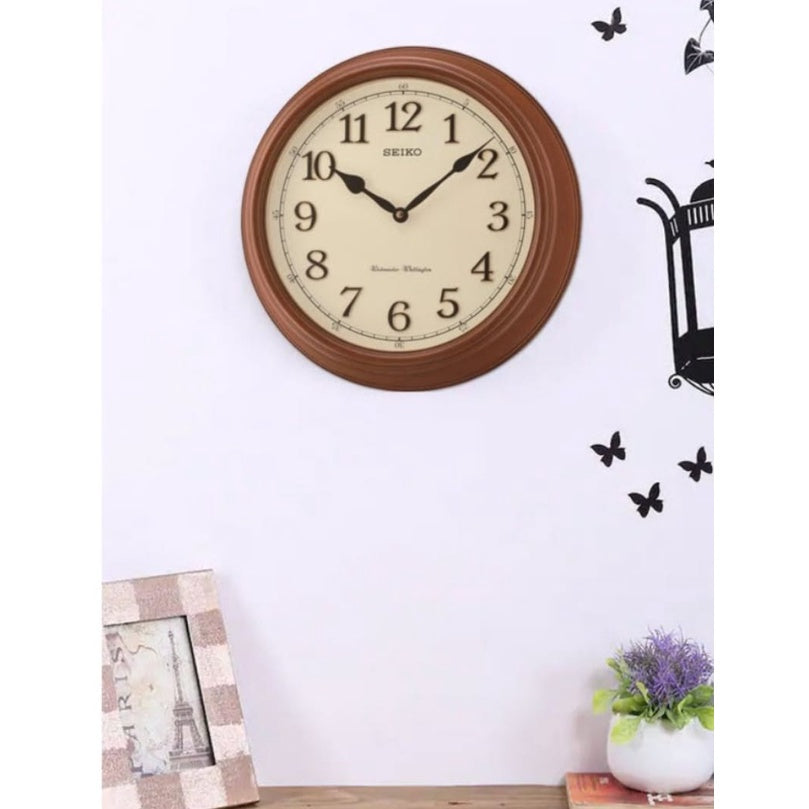 SEIKO Dual Chime Analog Wall Clock QXD214 (QXD214B) ..
