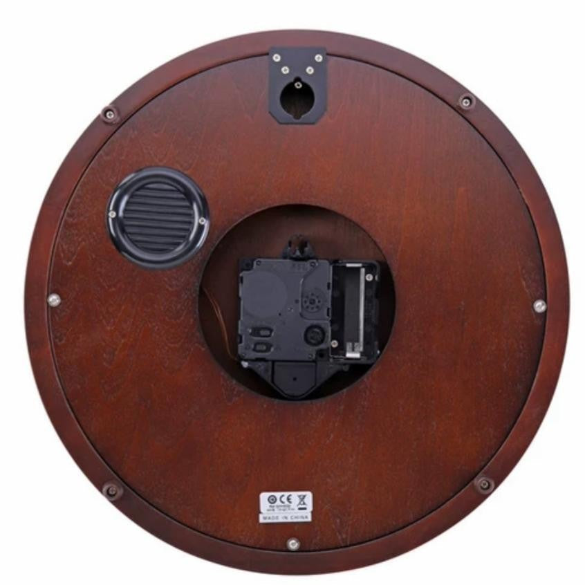 SEIKO Dual Chime Wooden Wall Clock QXH202 (QXH202B) ..