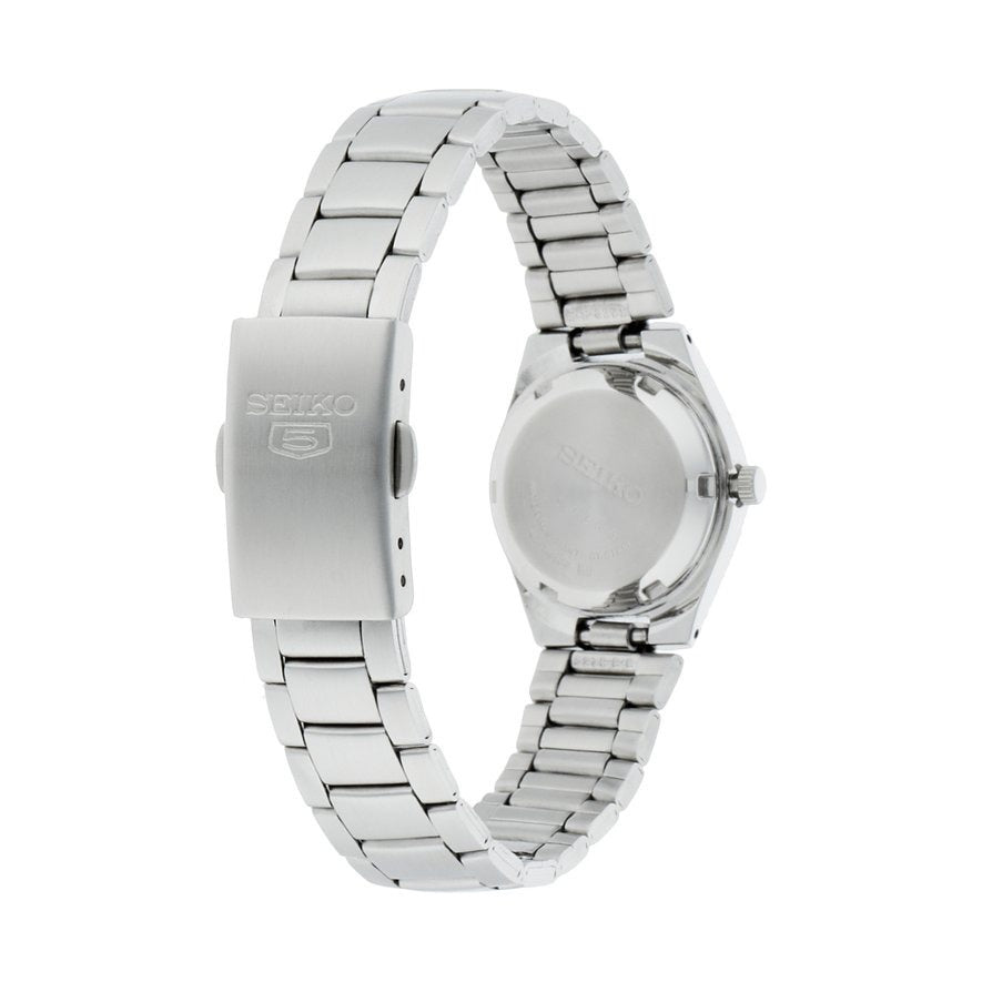 Seiko 5 SYMC07K1 Automatic 21 Jewels Ladies Stainless Steel Watch (Silver)