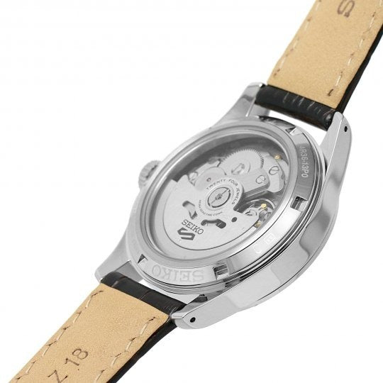 Seiko 5 Sports SRPJ87K1 Superman Automatic Stainless Steel Case Leather Strap Men's Watch .