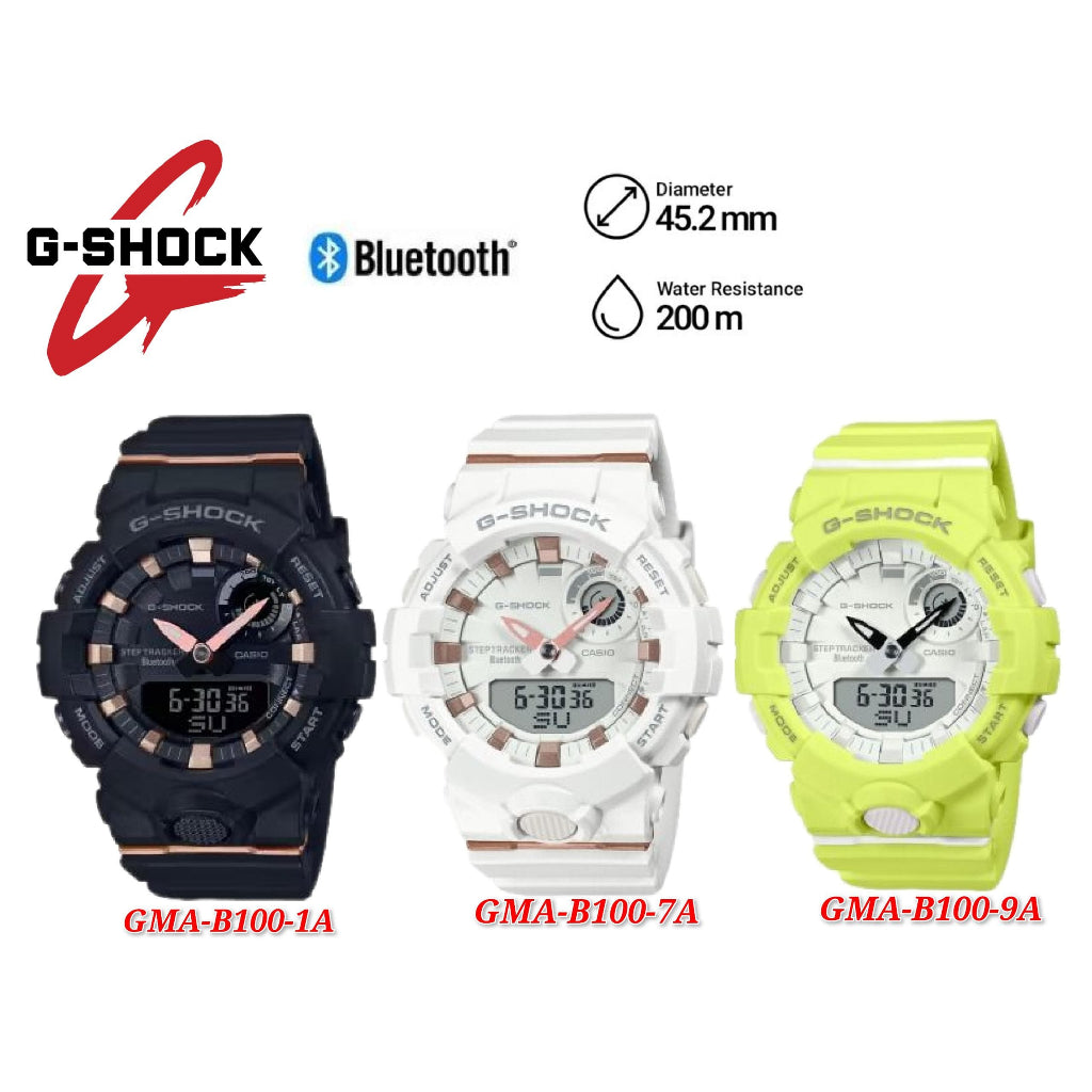 Casio G-SHOCK S Series G-Squad Bluetooth Function Watch GMA-B800-9A