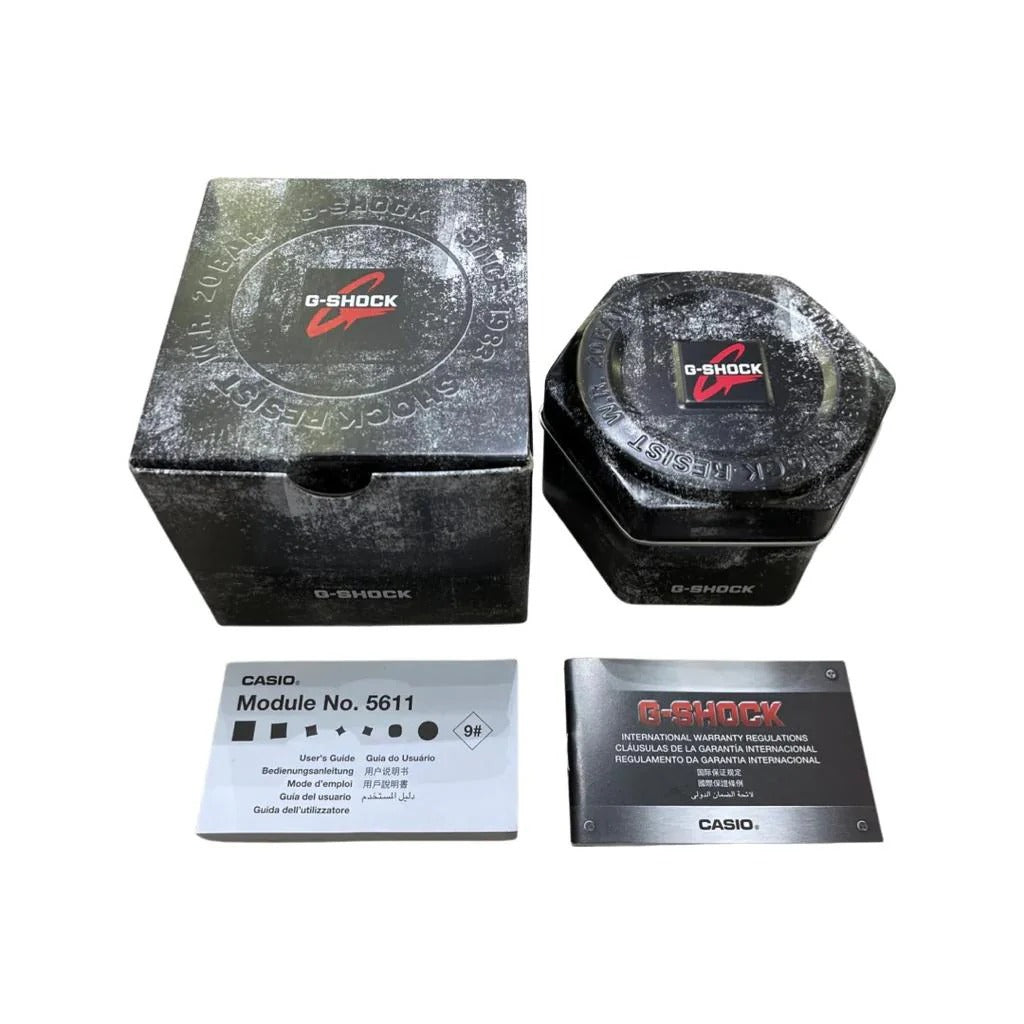 Casio G-Shock GAS-100CT-1A Tough Solar City Camouflage Series Analog Digital Black Resin Band Men Sport Watch -GAS-100