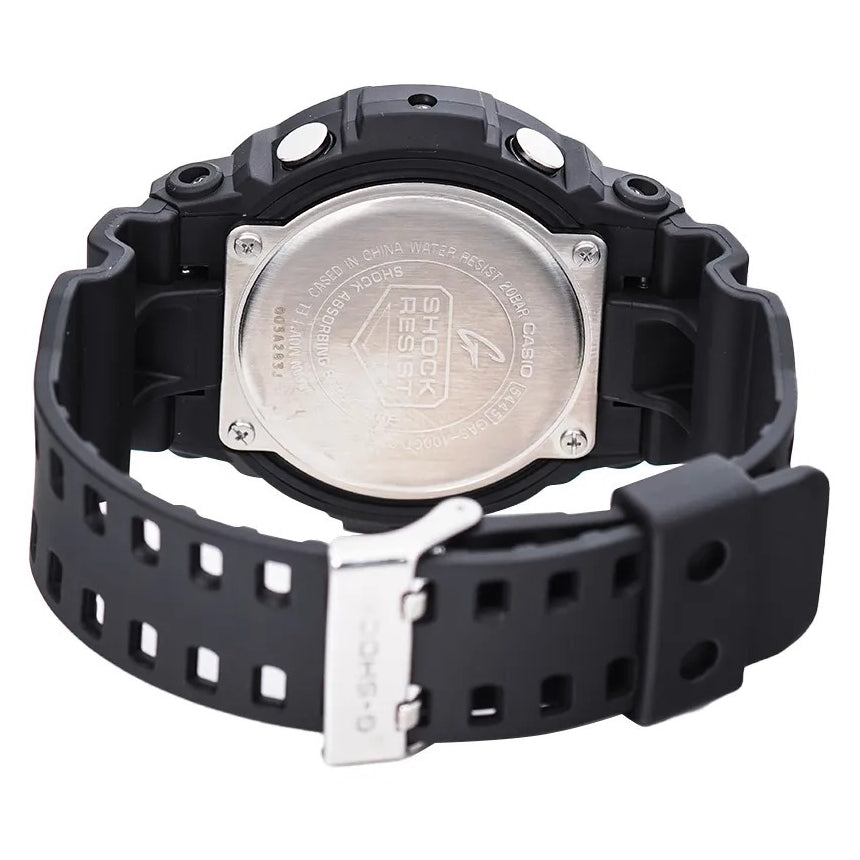 Casio G-Shock GAS-100CT-1A Tough Solar City Camouflage Series Analog Digital Black Resin Band Men Sport Watch -GAS-100