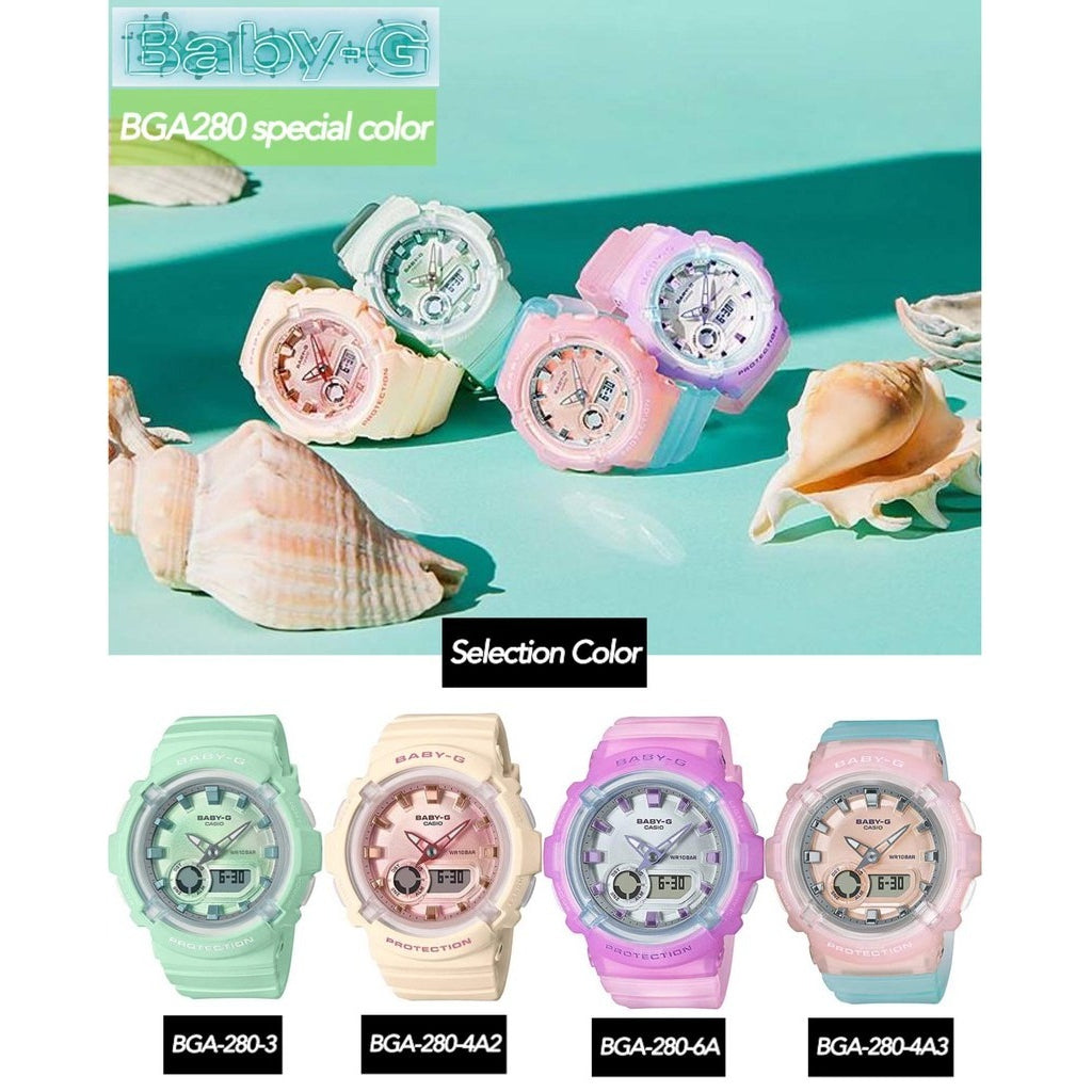 Casio Baby-G BGA-280-4A3 Women Sports Watch