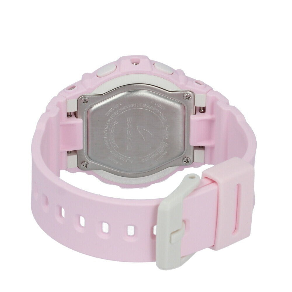 Casio Baby-G BGA-270-4A Summer Beach Analog-Digital Pink Resin Strap Watch