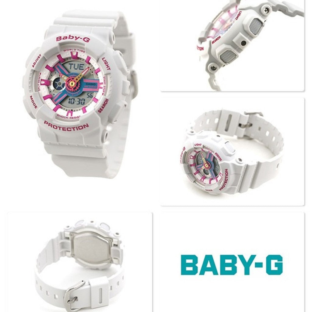 Casio Baby-G BA-110NR-8A Analog Digital Sporty Design Resin Band Watch - BA-110