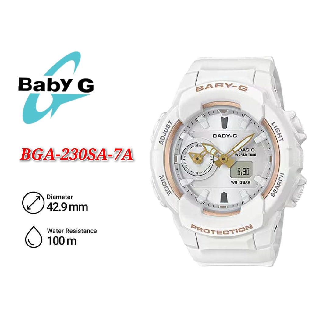 Casio Baby-G BGA-230SA-7A Standard Analog Digital Ladies Watch BGA-230