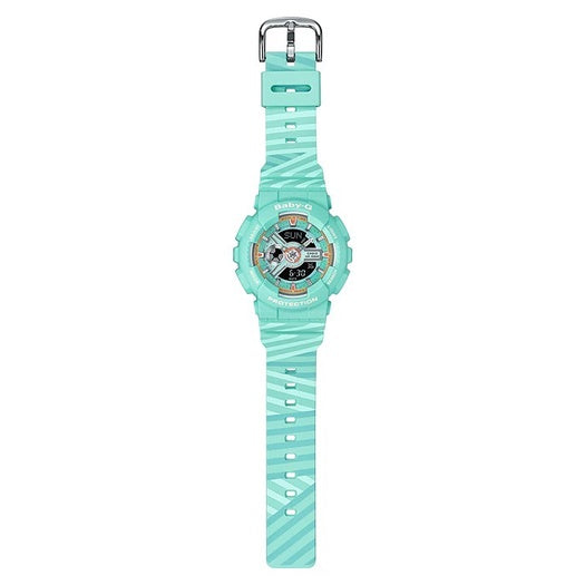 Casio Baby-G BA-110CH-3A Standard Analog & Digital PUNTO IT DESIGN Pastel Blue Resin Sport Watch