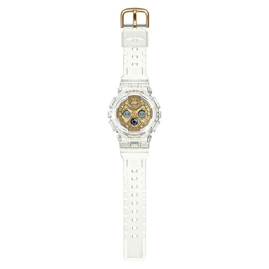 Casio Baby-G BA-130CVG-7A White Semi-trans Resin Band Women Sports Watch - BA-130