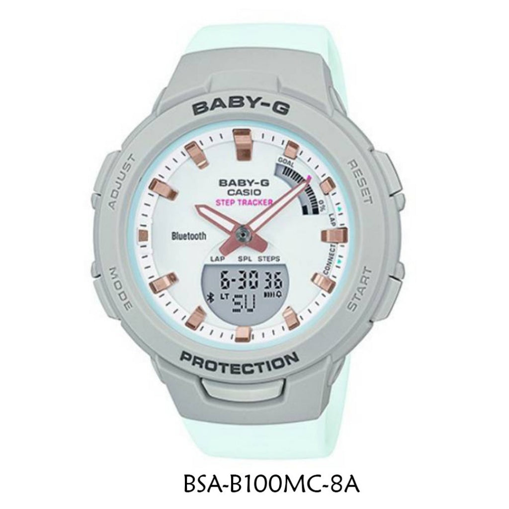Casio Baby-G BSA-B100MC-8A with Step Tracker and Bluetooth