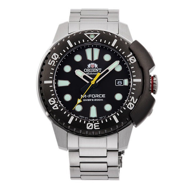 Orient M-Force 70th Anniversary RA-AC0L01B Black Automatic Mens Divers Watch