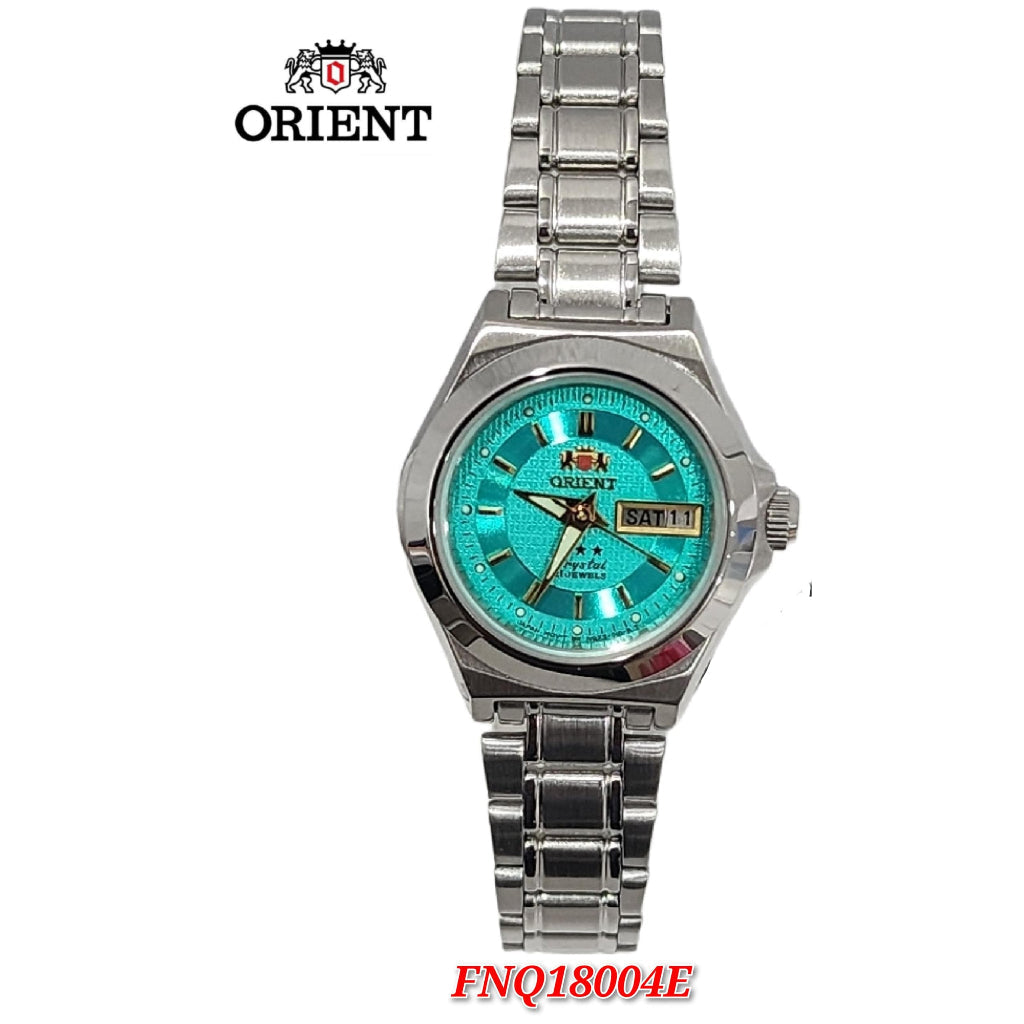 Orient FNQ18004E Women's 3 Star Stainless Steel Automatic Watch