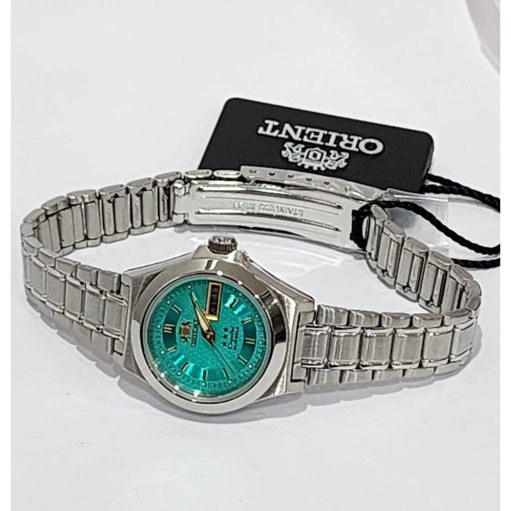 Orient FNQ18004E Women's 3 Star Stainless Steel Automatic Watch