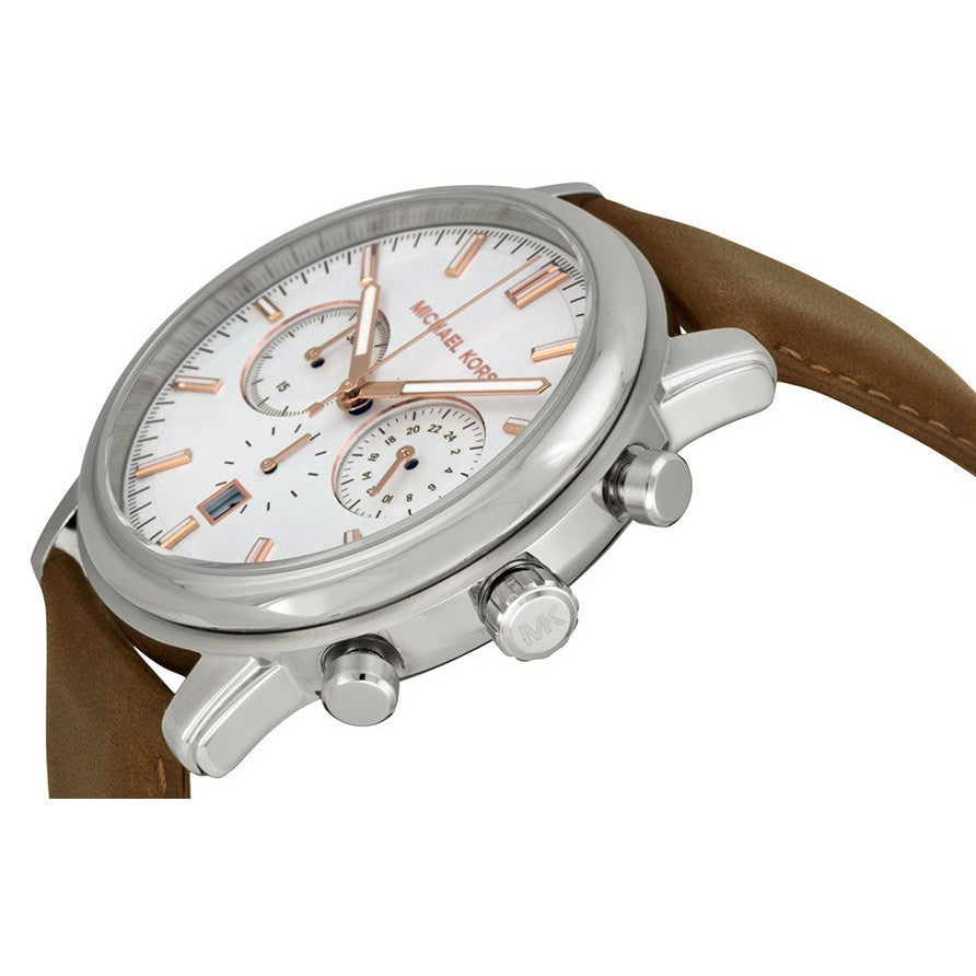 Michael Kors Men's Pennant Brown Watch MK8372
