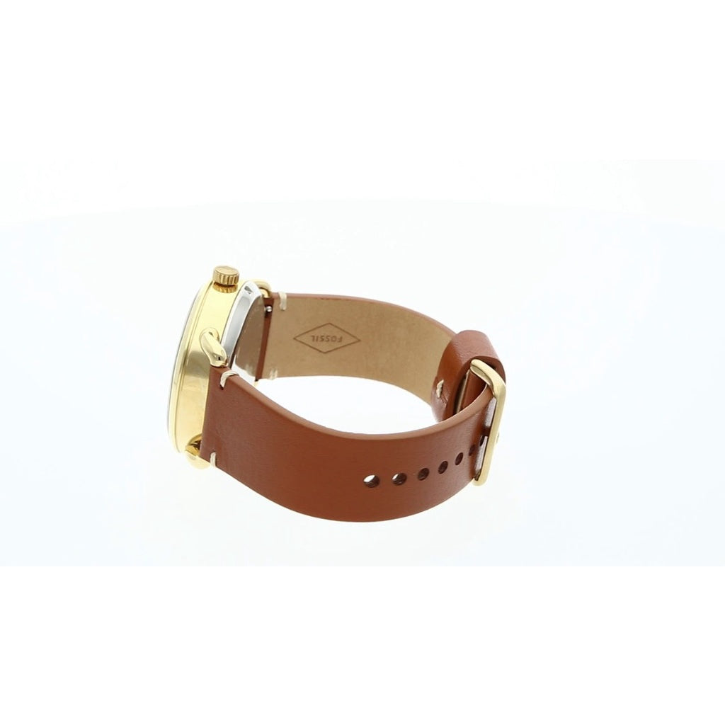 Fossil Men's ME1167 The Commuter Twist Luggage Leather Watch