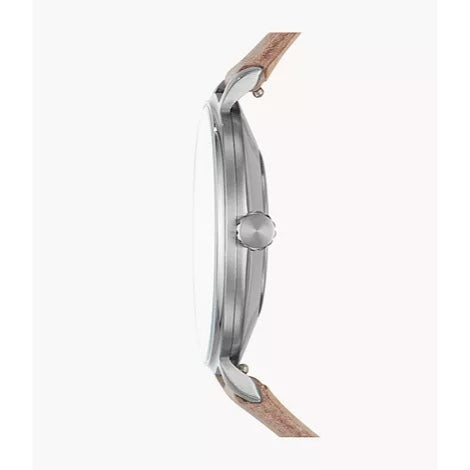 Fossil Women's ES4664 Kalya Three-Hand Blush Leather Watch