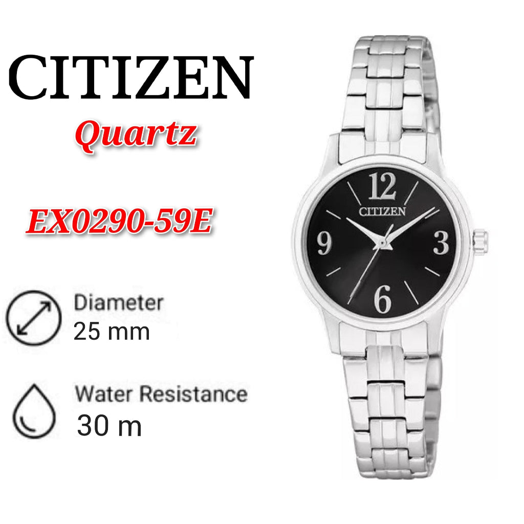 Citizen Women's Classic Quartz EX0290-59E Silver Stainless-Steel Quartz ..