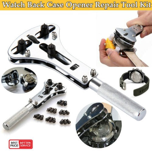 Watch Back Case Battery Cover Opener Wrench Screw Remover Repair Tool
