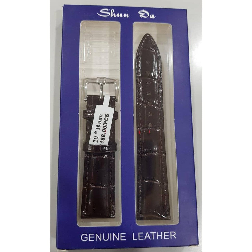 Shun Da Watch Genuine Leather Strap 18mm / 19mm / 20mm