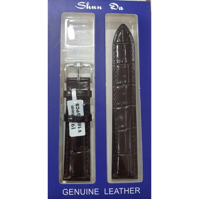 Shun Da Watch Genuine Leather Strap 18mm / 19mm / 20mm