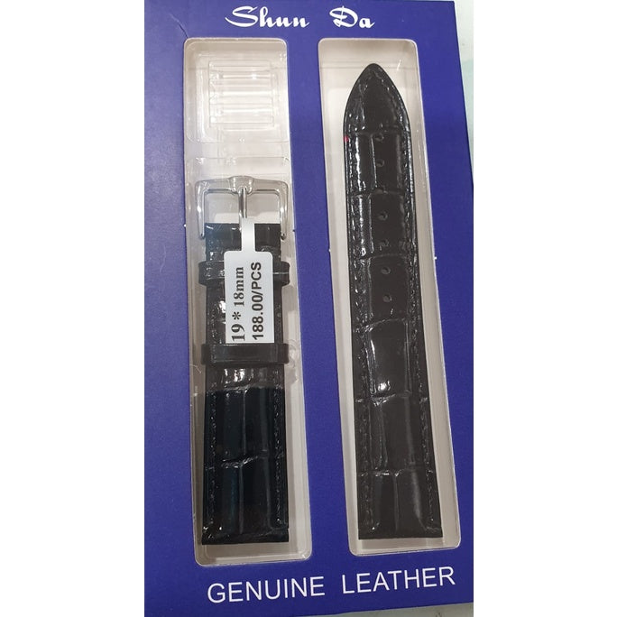 Shun Da Watch Genuine Leather Strap 18mm / 19mm / 20mm