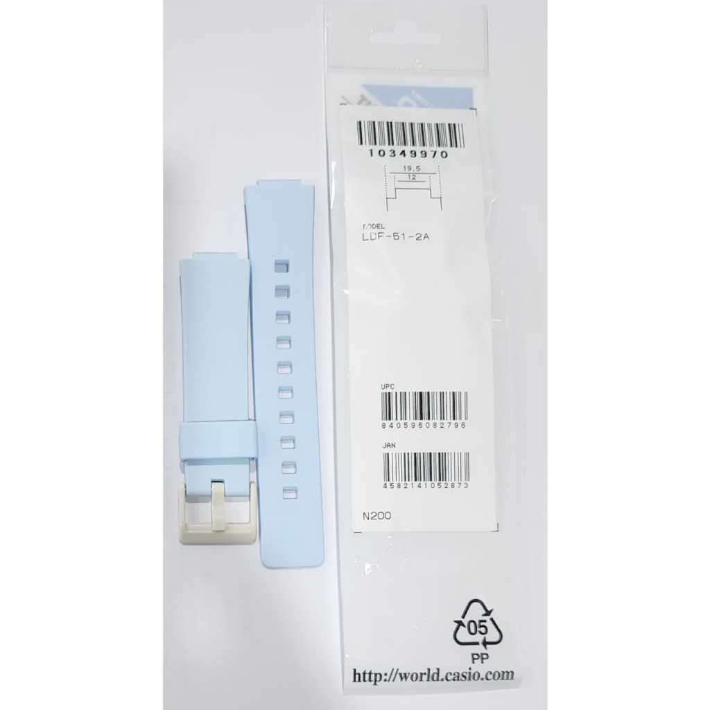 Genuine Casio LDF-51 Replacement Parts - BAND/RESIN