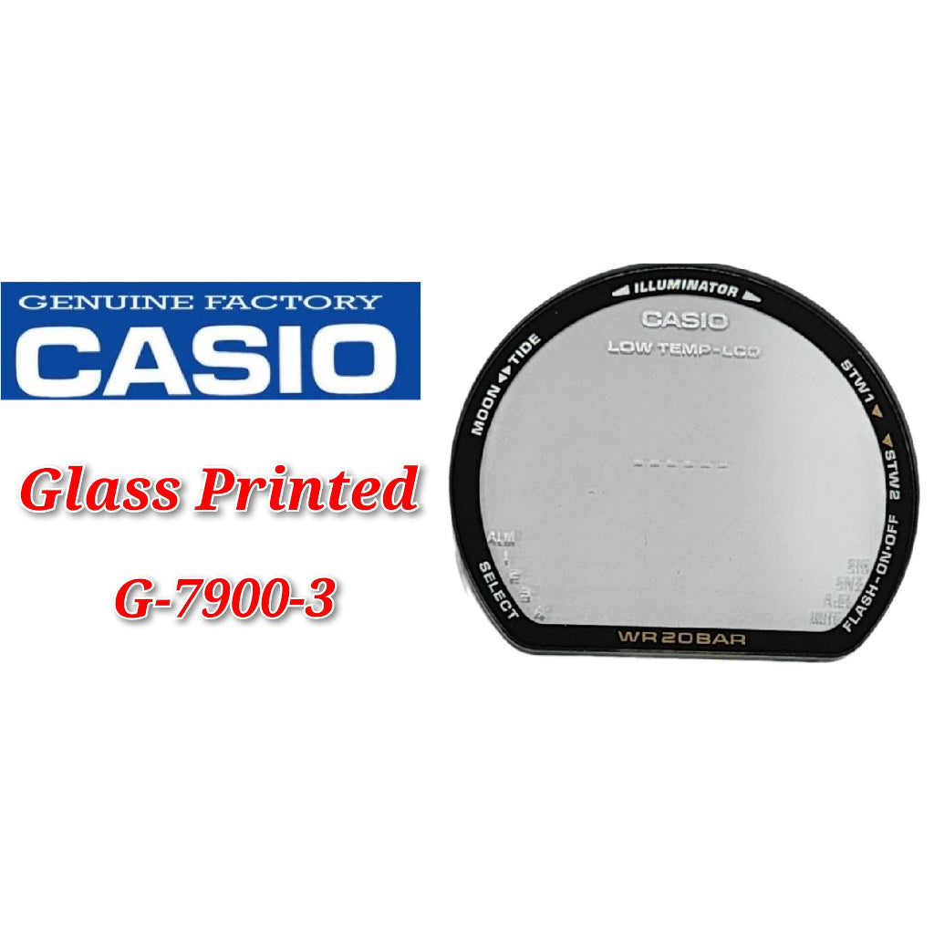 Casio G-shock G-7900-3 Replacement Parts - GLASS/PRINTED