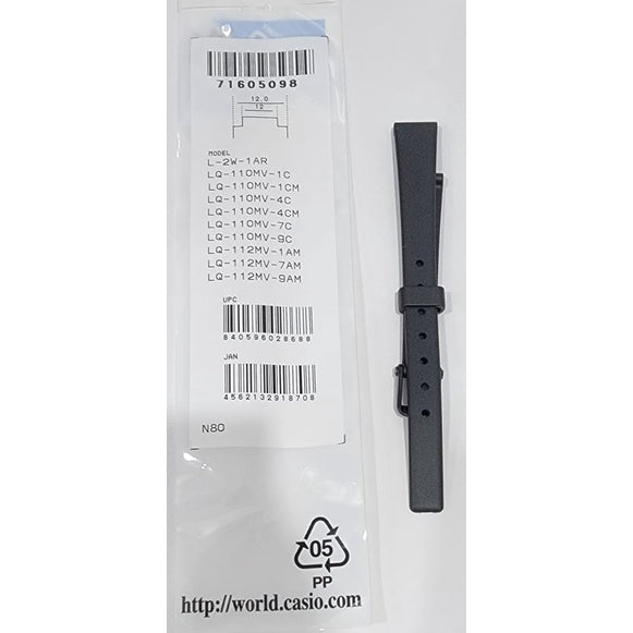 Genuine Casio LQ-139 (12MM) Replacement Parts - BAND/RESIN - ..