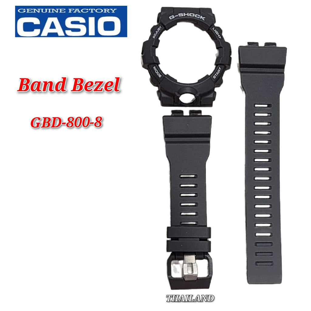 Casio G-Shock GBD-800 / GBD-800-8 Replacement Parts -Band and Bezel ..