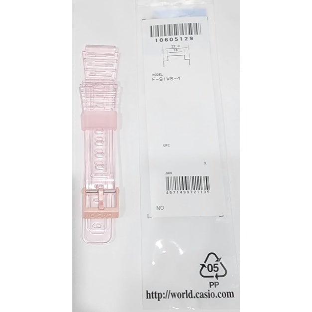 Genuine Casio F-91WS (18MM) Replacement Parts - BAND/RESIN - ..
