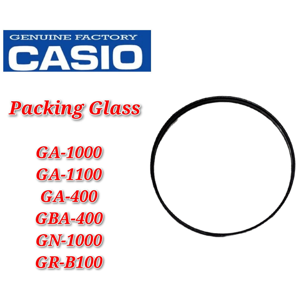 Casio G-Shock GA-1000 / GA-1100 / GA-400 / GBA-400 / GN-1000 / GR-B100 - Replacement Parts - PACKING/GLASS