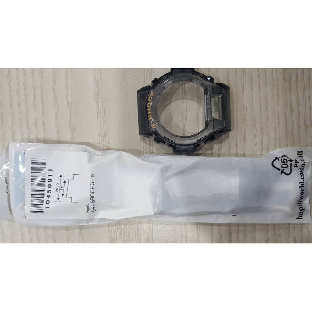 Genuine Replacement Casio Parts Band And Bezel Casio G-Shock DW-6900FG-8