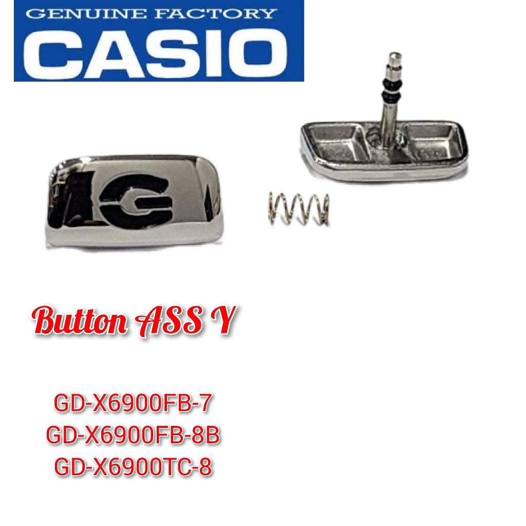 Casio G-shock GD-X6900TC-8 Replacement Parts - BUTTON ASS Y (FRONT)