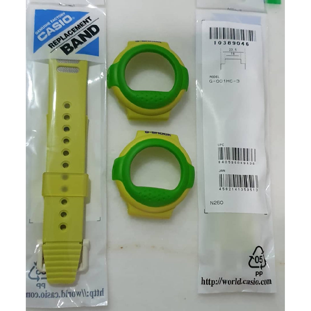 Casio G-shock G-001HC-3 Replacement Parts - Bezel / Band