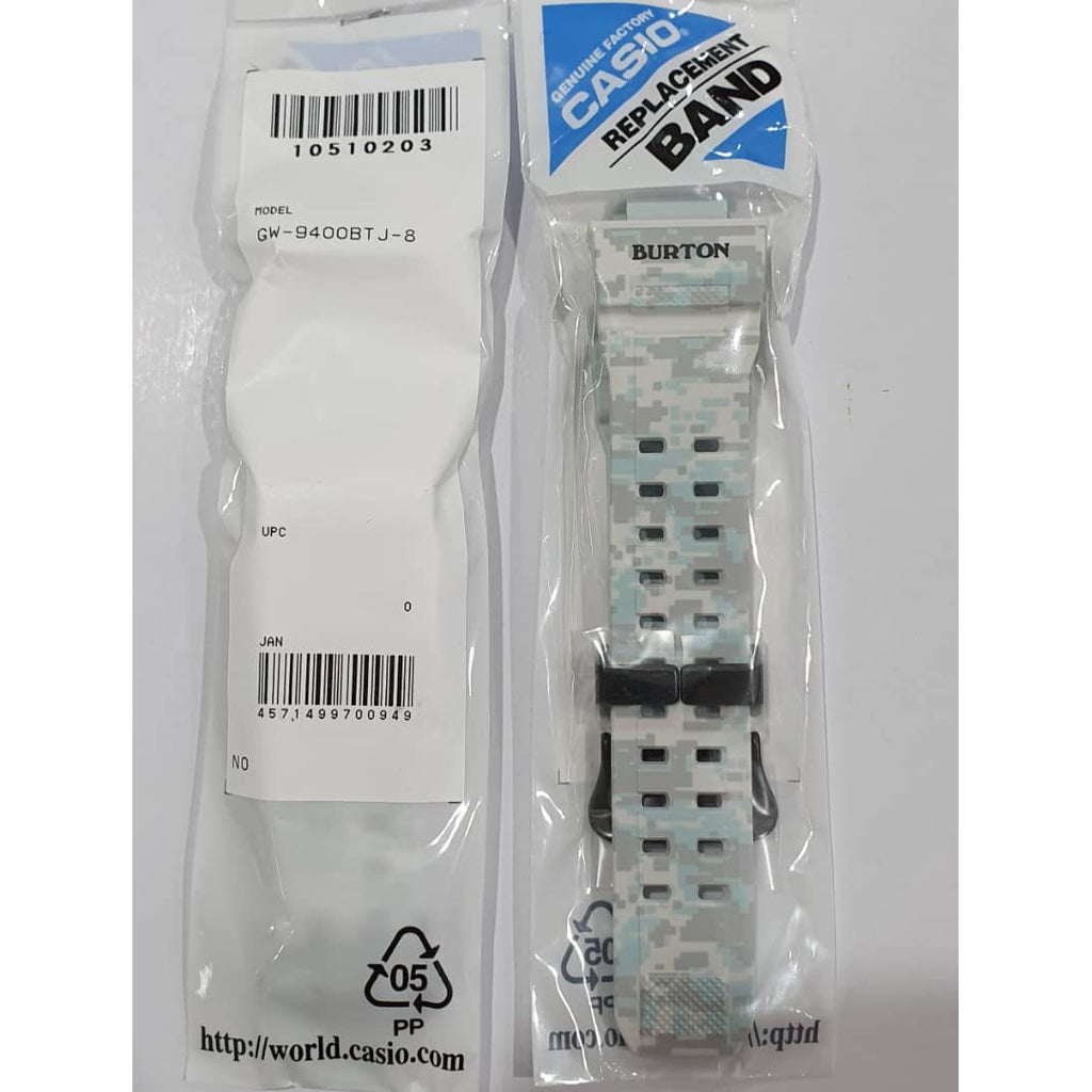 Casio G-Shock GW-9400BTJ-8 Replacement Parts -BAND/RESIN(CARBON FIBER INS.) ..