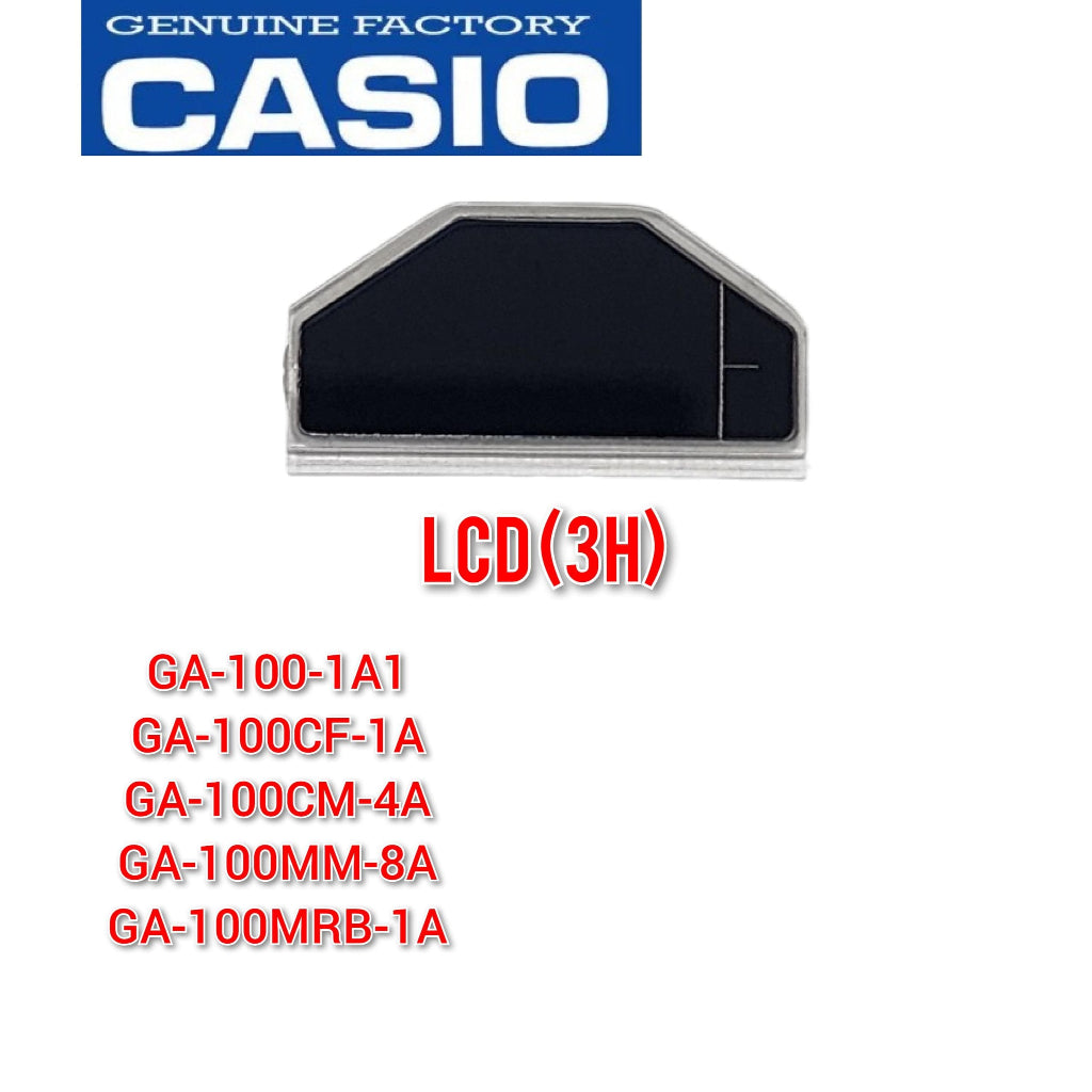 Casio G-shock GA-100 Replacement Parts - LCD (3H)