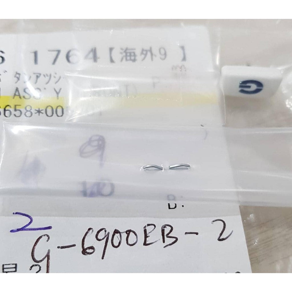 Original Casio G-shock G-6900 Replacement Parts - #BUTTON ASS'Y (FRONT)