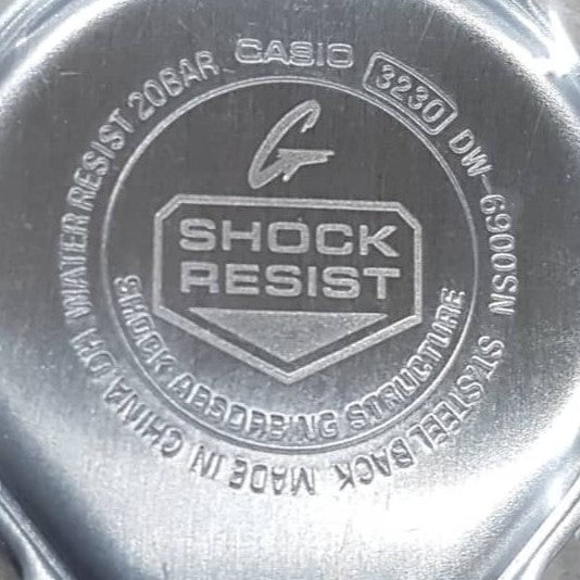 Original Casio G-shock dw-6900 Replacement Parts COVER/BACK