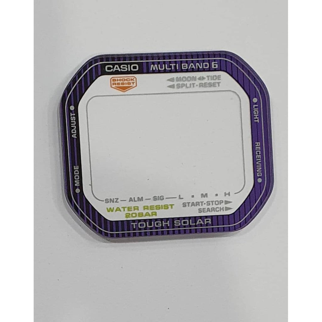 Casio G-Shock GWX-5600C-4 Replacement Parts - GLASS/PRINTED