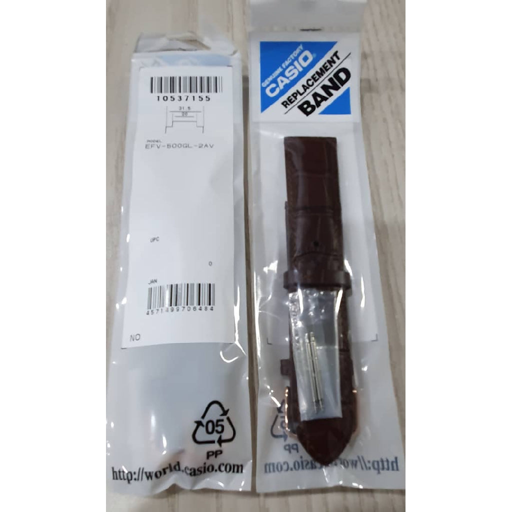 Casio Edifice Replacement Parts - Leather Strap 22mm