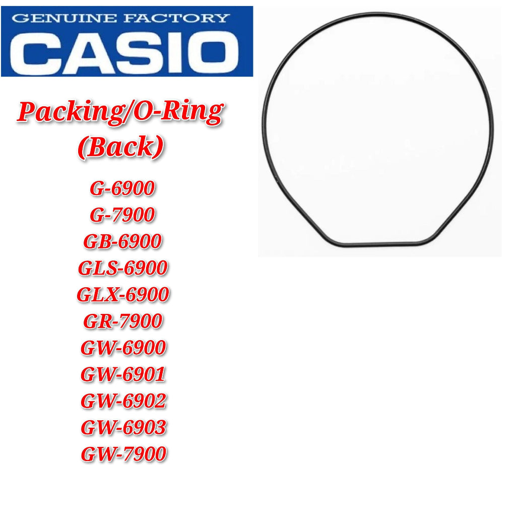 Casio G-shock G-6900 / G-7900 / GB-6900AA / GLS-6900 Replacement Parts - O-Ring